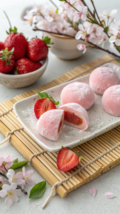 Mochi - traditional Japanese snack from Tokyo